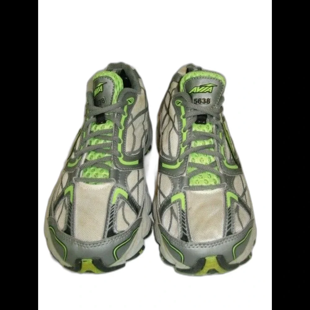 Womens Avia 5638 Gray/White Running Walking Athletic Shoes Sneakers sz 7.5